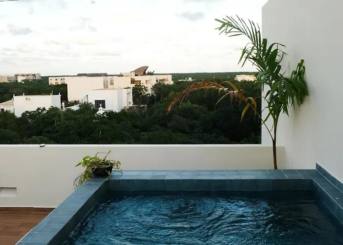 Apartamento Sky Pool - 4 Guests - Near The Tulum