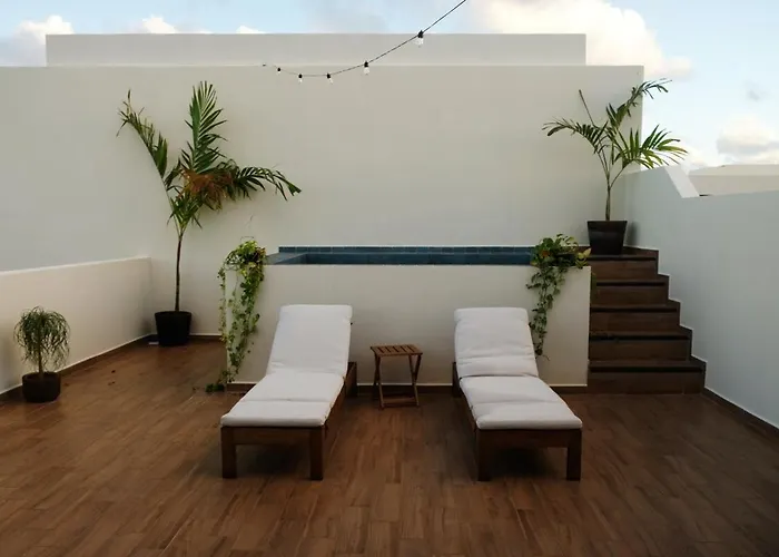 Sky Pool - 4 Guests - Near The Appartement Tulum Pueblo